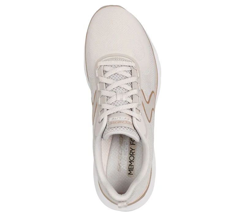 Skechers Flex Appeal 5.0 – Luxe Glow – Natuurlijk / Goud (150215-NTGD)