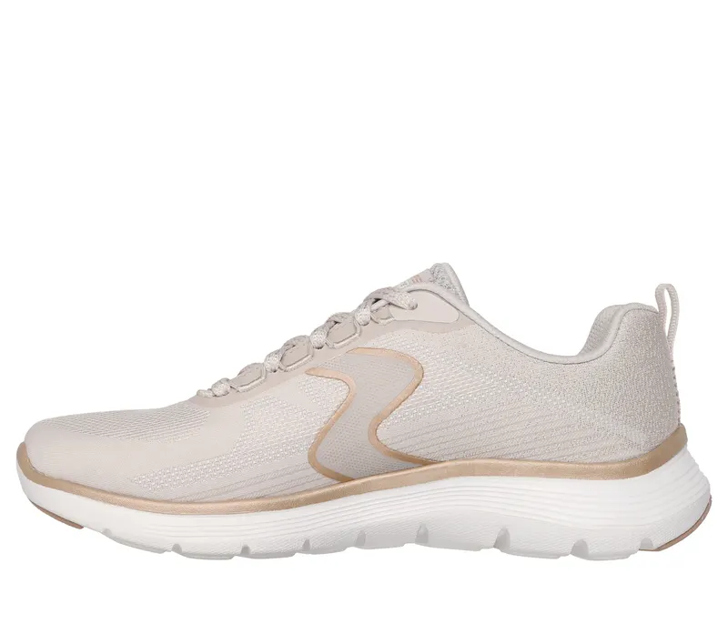 Skechers Flex Appeal 5.0 – Luxe Glow – Natuurlijk / Goud (150215-NTGD)