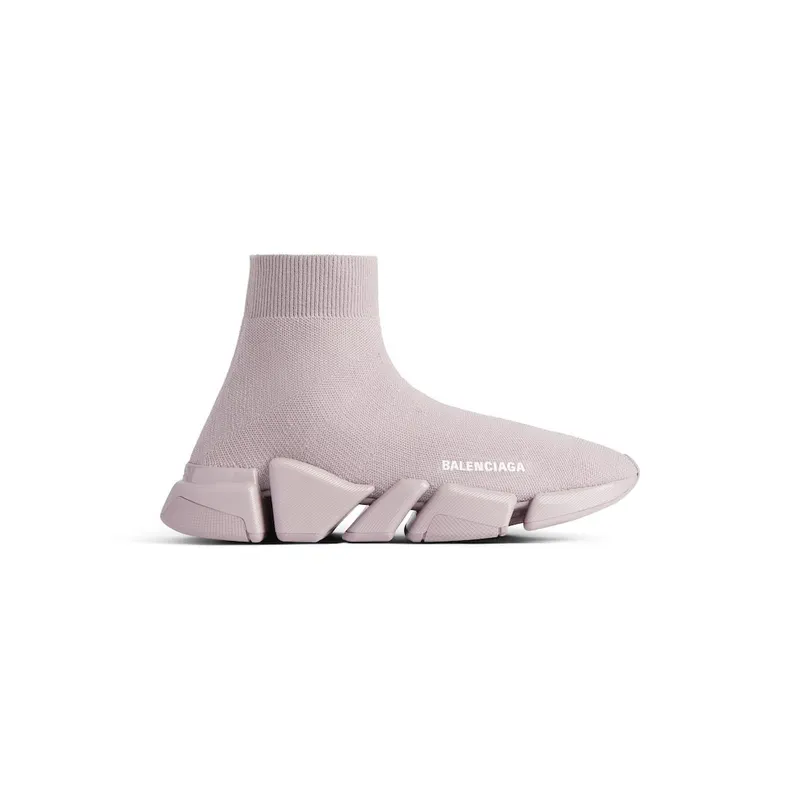 Balenciaga Women’s Speed 2.0 Recycled Knit Sneaker In Faded Purple Faded Purple (617196W2DC35113)