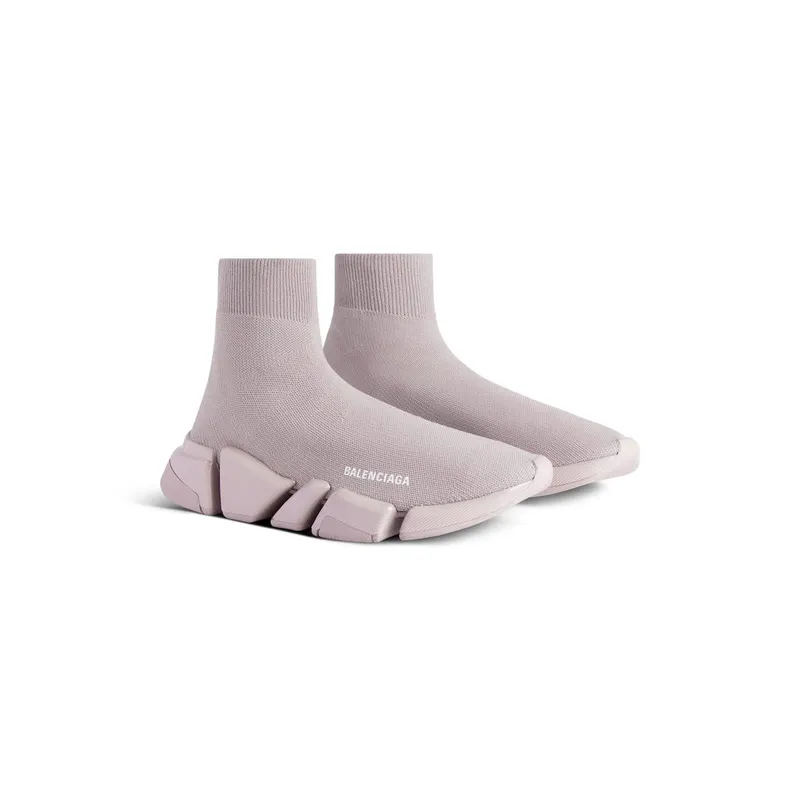 Balenciaga Women’s Speed 2.0 Recycled Knit Sneaker In Faded Purple Faded Purple (617196W2DC35113)