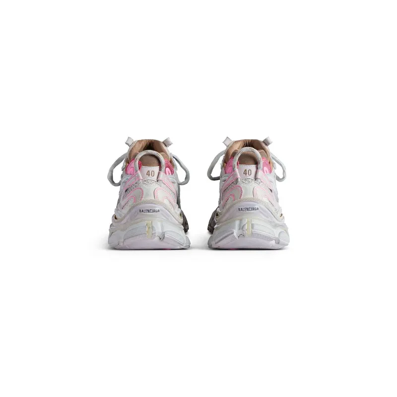 Balenciaga Women’s Runner 2.0 Sneaker In Taupe / Pink Taupe / Pink (779064W3RXP2050)