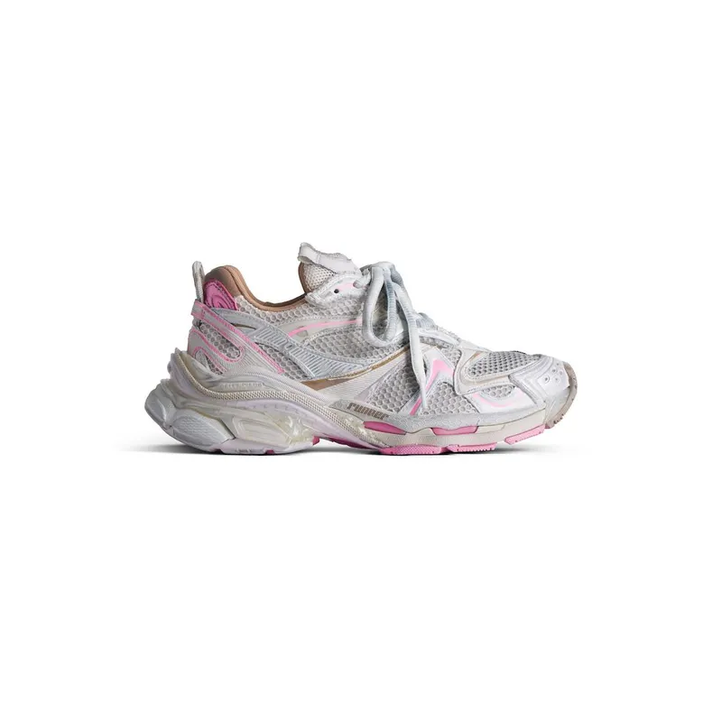 Balenciaga Women’s Runner 2.0 Sneaker In Taupe / Pink Taupe / Pink (779064W3RXP2050)