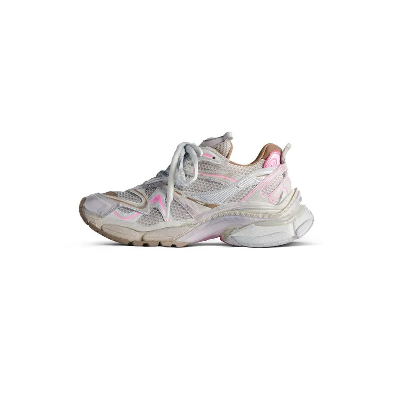 Balenciaga Women’s Runner 2.0 Sneaker In Taupe / Pink Taupe / Pink (779064W3RXP2050)