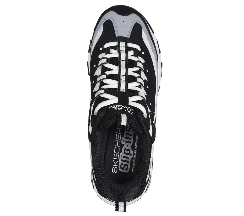 Skechers Skechers Slip-ins: D’Lites – Smooth Nostalgia – Zwart / Natuurlijk (150537-BKNT)