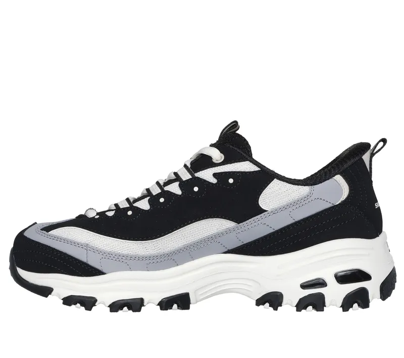 Skechers Skechers Slip-ins: D’Lites – Smooth Nostalgia – Zwart / Natuurlijk (150537-BKNT)