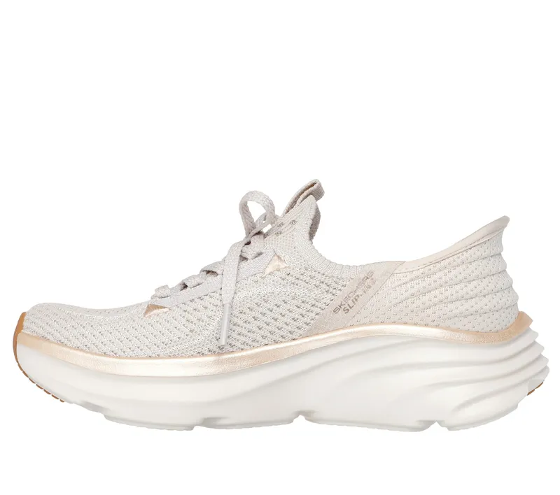 Skechers Skechers Slip-ins Relaxed Fit: D’Lux Vapor – Evening Glowing – Natuurlijk / Goud (150584-NTGD)