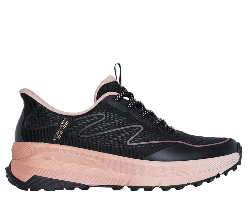 Skechers Skechers Slip-ins: Switch Back – Mist – Zwart / Roze (180157-BKPK)