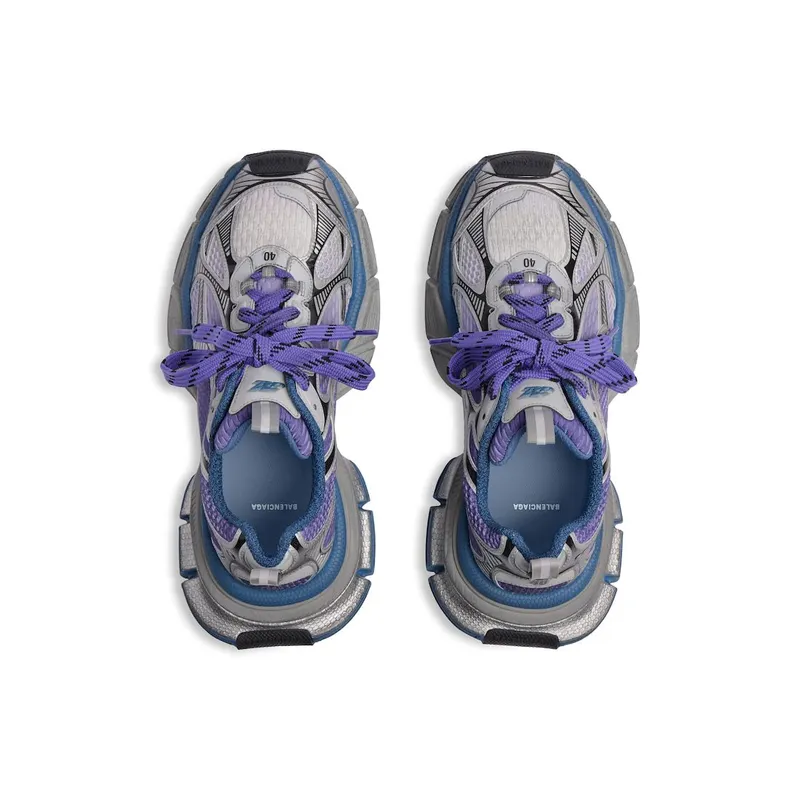 Balenciaga Women’s 3xl Gradient Sneaker In Purple / Grey / Navy Purple / Grey / Navy (734731W3XGM5140)