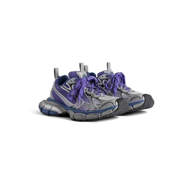 Balenciaga Women’s 3xl Gradient Sneaker In Purple / Grey / Navy Purple / Grey / Navy (734731W3XGM5140)