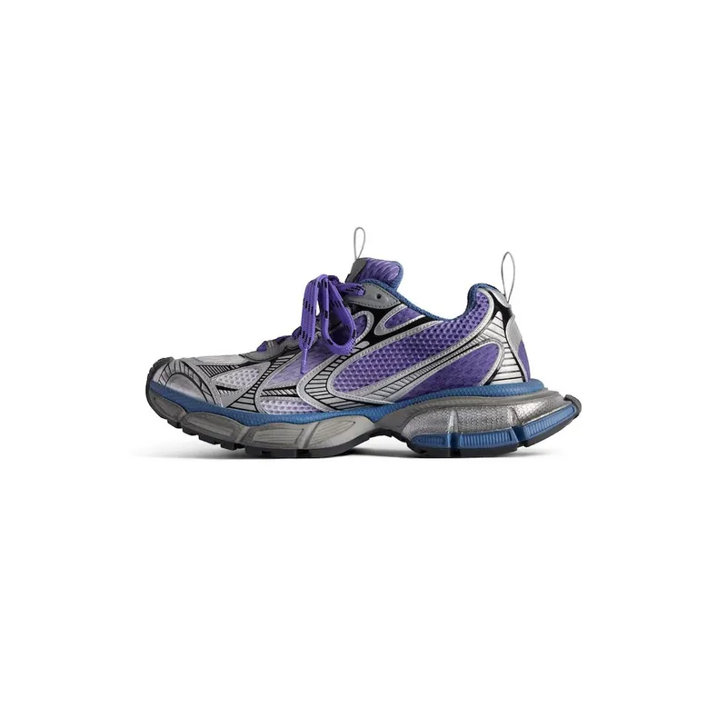 Balenciaga Women’s 3xl Gradient Sneaker In Purple / Grey / Navy Purple / Grey / Navy (734731W3XGM5140)