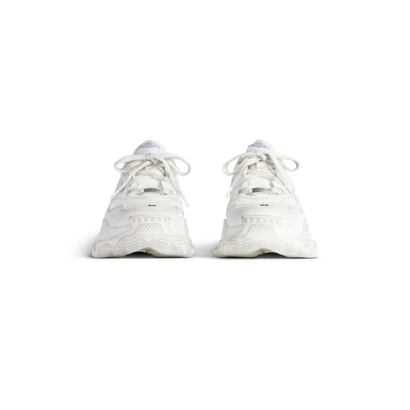 Balenciaga Men’s Triple S Sporty Sneaker In White White (803243WTSSL9000)