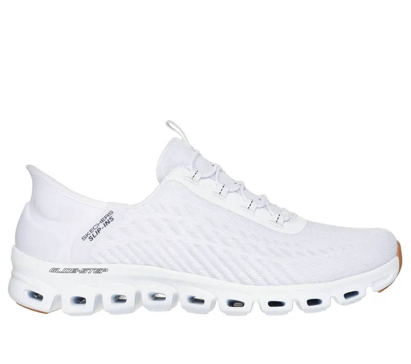 Skechers Skechers Slip-ins: Glide-Step – Tranquility – Wit / Zwart (104574-WBK)
