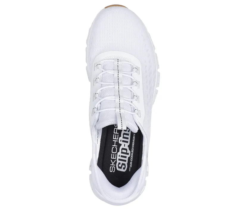 Skechers Skechers Slip-ins: Glide-Step – Tranquility – Wit / Zwart (104574-WBK)