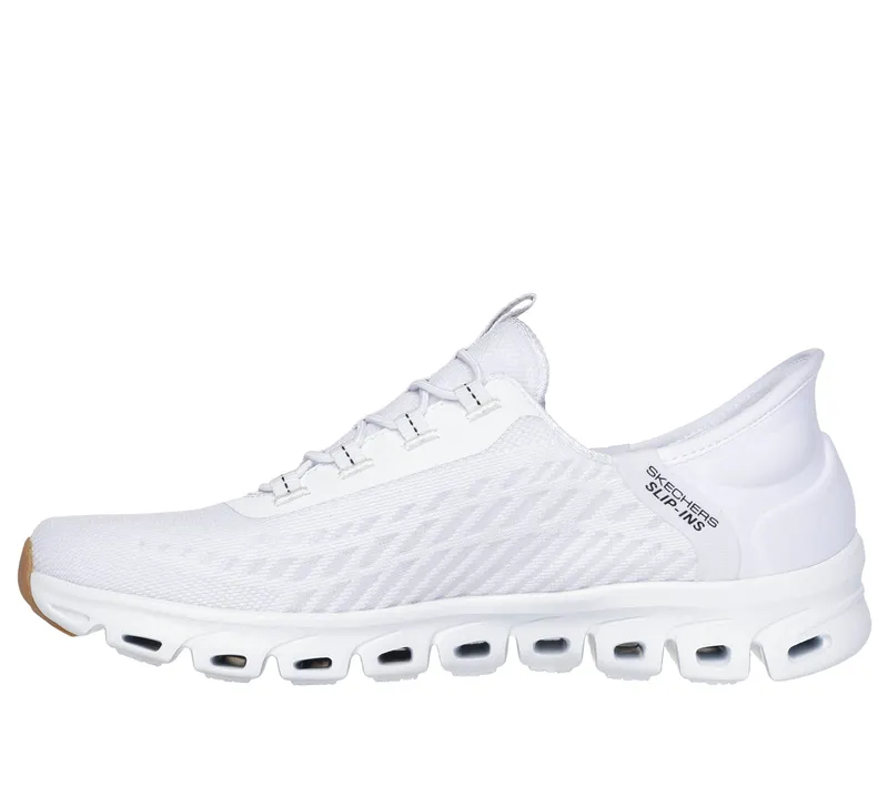 Skechers Skechers Slip-ins: Glide-Step – Tranquility – Wit / Zwart (104574-WBK)