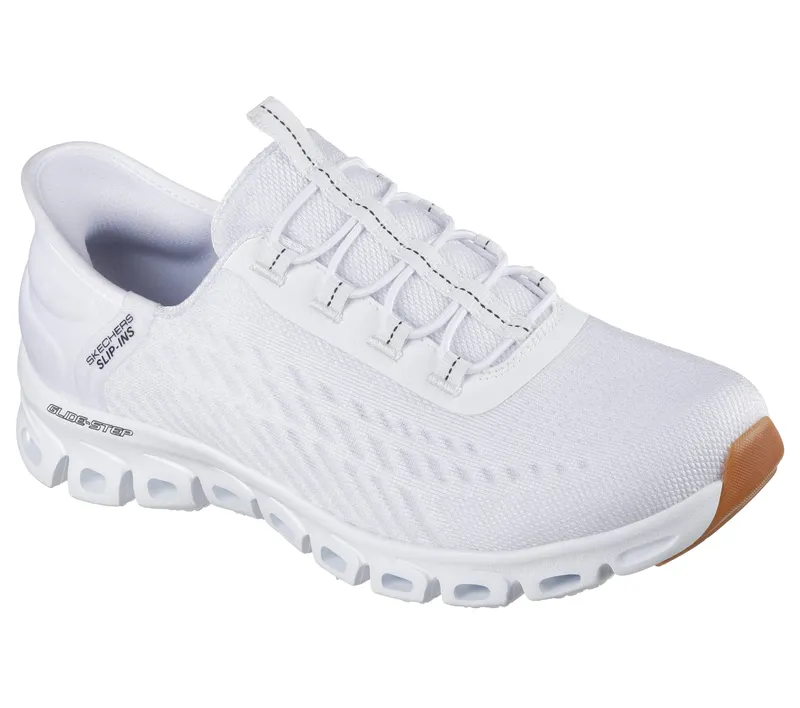 Skechers Skechers Slip-ins: Glide-Step – Tranquility – Wit / Zwart (104574-WBK)