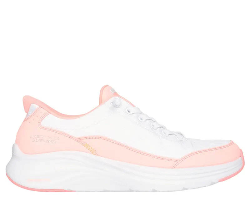 Skechers Skechers Slip-ins: Contour Foam – Cozy Fit – Wit / Koraal (150404-WCRL)