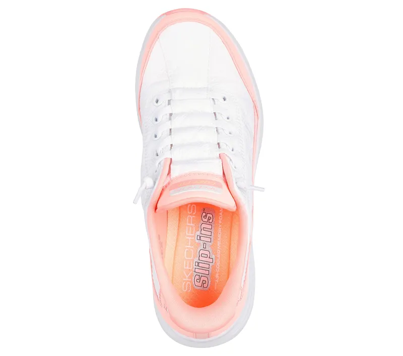 Skechers Skechers Slip-ins: Contour Foam – Cozy Fit – Wit / Koraal (150404-WCRL)