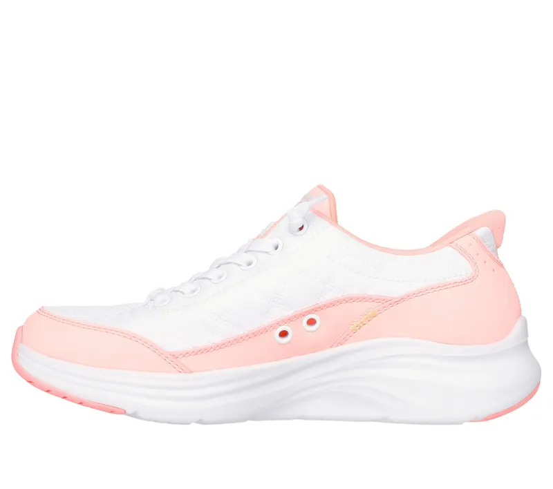 Skechers Skechers Slip-ins: Contour Foam – Cozy Fit – Wit / Koraal (150404-WCRL)