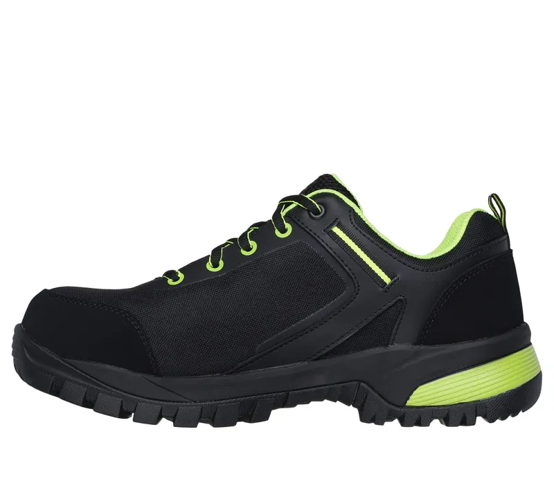 Skechers Work: Gatlon – Strigax – Zwart / Limoen (200188EC-BKLM)