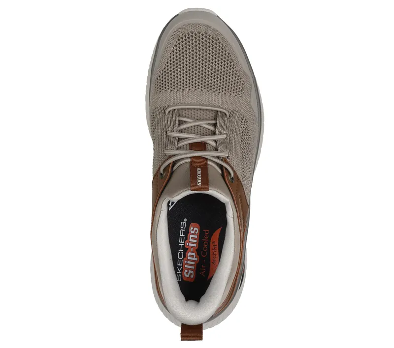 Skechers Skechers Slip-ins Relaxed Fit: Arch Crosser – Emeric – Taupe / Bruin (205340-TPBR)