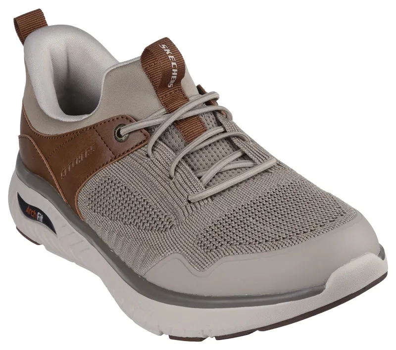 Skechers Skechers Slip-ins Relaxed Fit: Arch Crosser – Emeric – Taupe / Bruin (205340-TPBR)