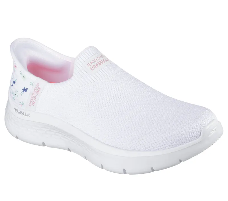 Skechers Skechers Slip-ins: GO WALK Flex – Sunset Rose – Wit (124822-WHT)