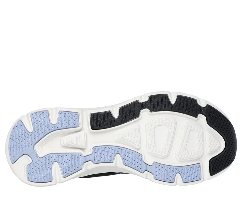 Skechers D’Lux Walker 2.0 – Active Pace – Zwart / Lavendel (150007-BKLV)