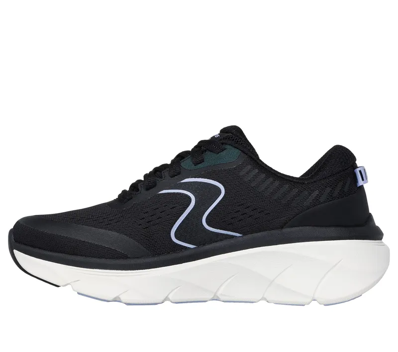 Skechers D’Lux Walker 2.0 – Active Pace – Zwart / Lavendel (150007-BKLV)