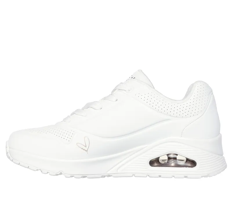 Skechers JGoldcrown: Uno – Golden Heart – Wit / Roos Goud (177975-WTRG)