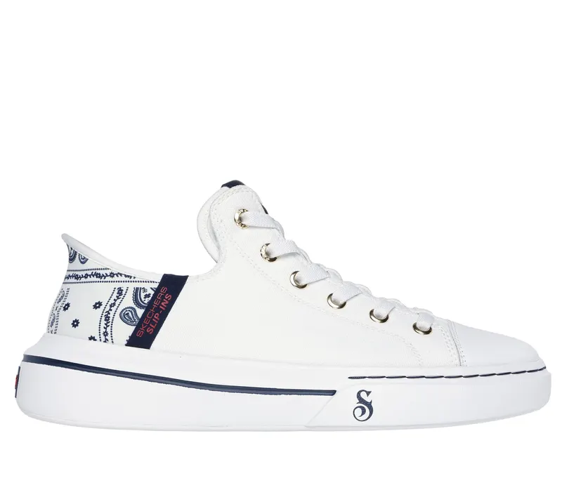 Skechers Skechers Slip-ins: Snoop One – OG Canvas – Wit / Marine (251036-WNVR)