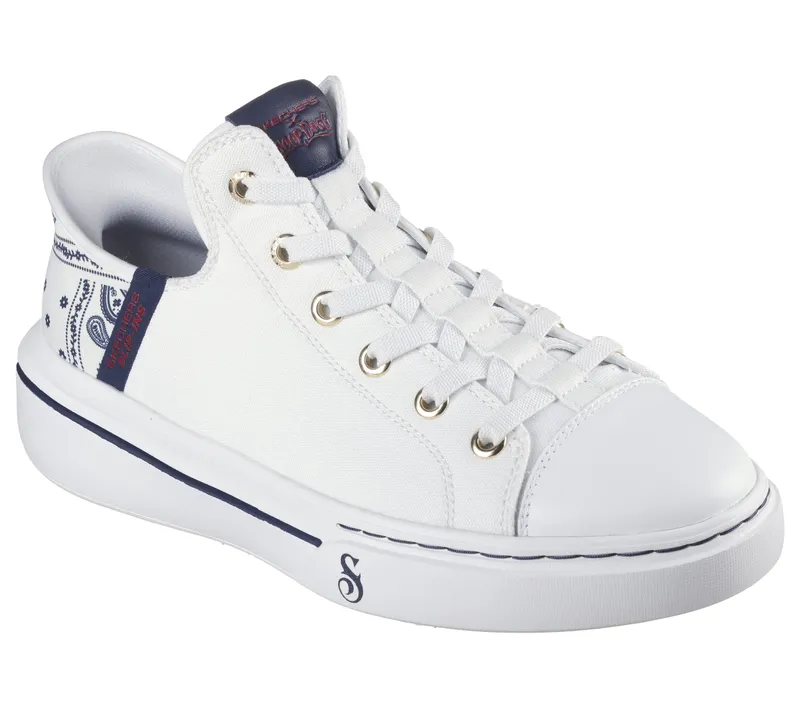 Skechers Skechers Slip-ins: Snoop One – OG Canvas – Wit / Marine (251036-WNVR)