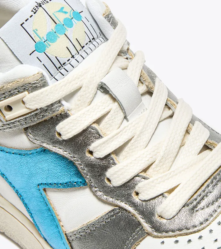 Diadora B.560 Metal Mix Wn White / Silver / Aquamarine (201.182502_C0032)