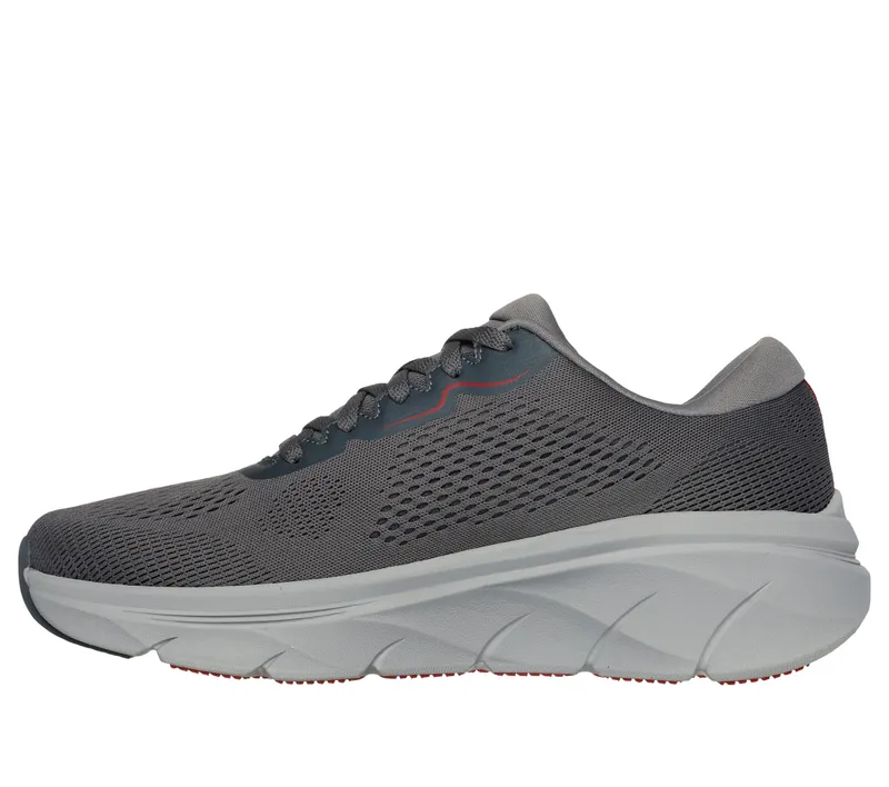 Skechers Relaxed Fit: D’Lux Walker 2.0 – Swave – Houtskool / Rood (232714-CCRD)