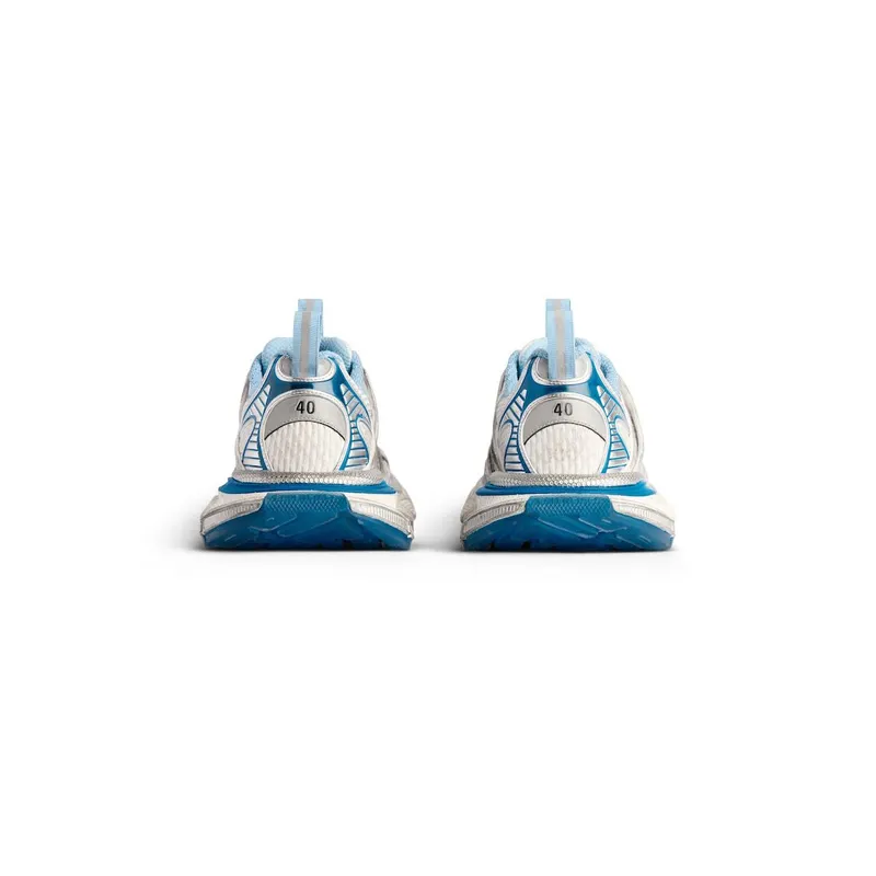 Balenciaga Women’s 3xl Extreme Laces B Sneaker In White / Grey / Blue / Pink White / Grey / Blue / Pink (825599W3XCH9145)