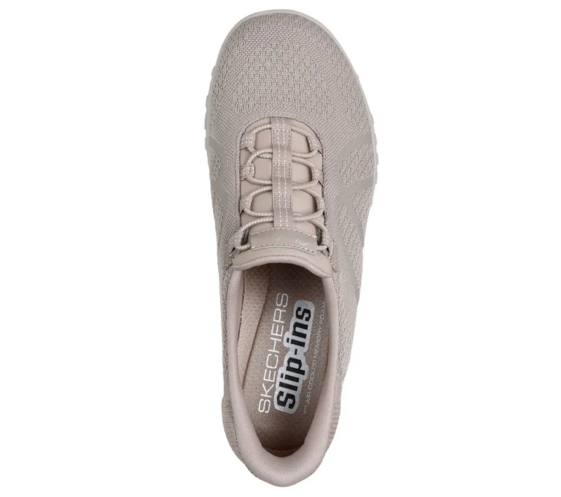 Skechers Skechers Slip-ins: Breathe-Easy – Knitty Waves – Taupe (100762-TPE)