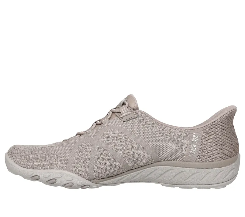 Skechers Skechers Slip-ins: Breathe-Easy – Knitty Waves – Taupe (100762-TPE)