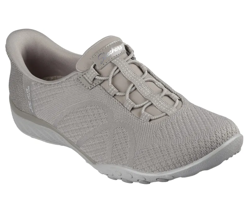 Skechers Skechers Slip-ins: Breathe-Easy – Knitty Waves – Taupe (100762-TPE)