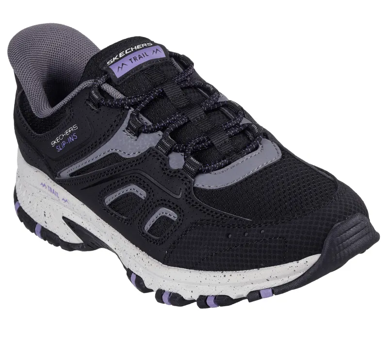 Skechers Skechers Slip-ins: Hillcrest – Kamalino – Zwart / Purper (180025-BKPR)