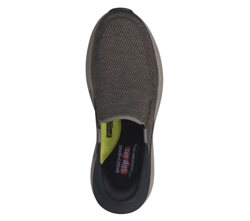 Skechers Skechers Slip-ins: Neville – Rovelo – Olijf / Zwart (210546-OLBK)