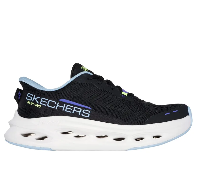 Skechers Skechers Slip-ins: Max Cushioning Glide-Step – Zwart / Blauw (129400-BKBL)