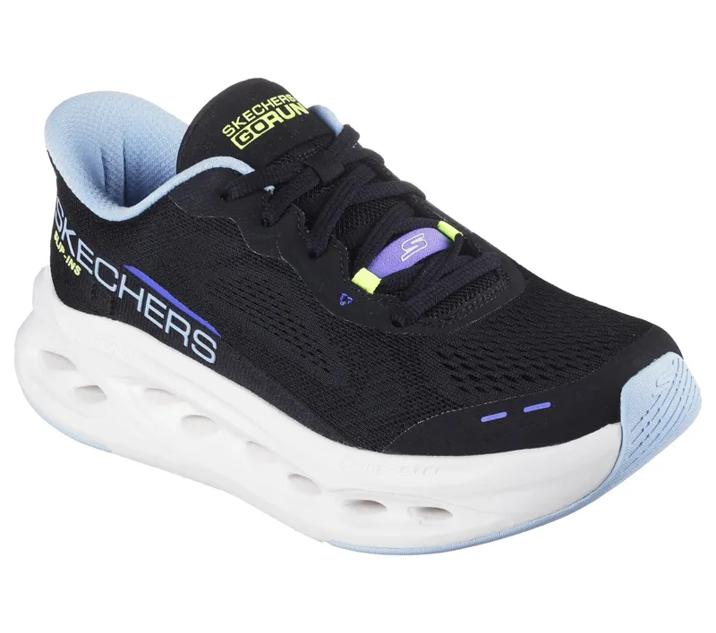 Skechers Skechers Slip-ins: Max Cushioning Glide-Step – Zwart / Blauw (129400-BKBL)
