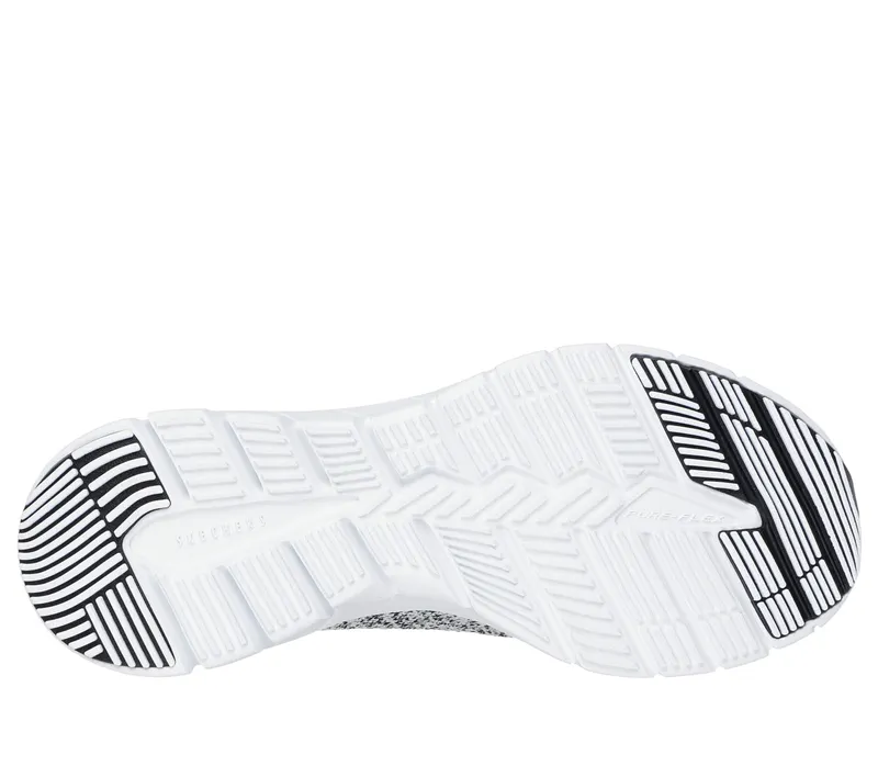 Skechers Pure Flex – Pulse – Wit / Zwart (104651-WBK)