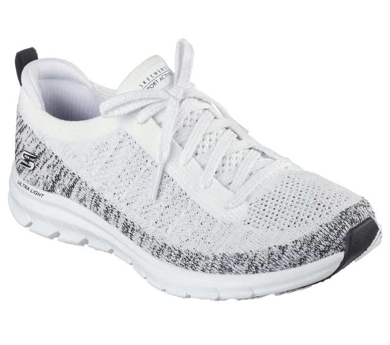 Skechers Pure Flex – Pulse – Wit / Zwart (104651-WBK)