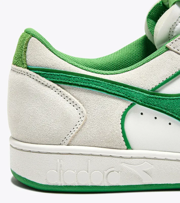 Diadora Magic Basket Low Suede Leather White / Island Green (501.178565_D1282)