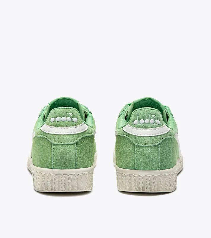 Diadora Game L Low Suede Waxed White / Pistachio Green (501.181202_D1283)