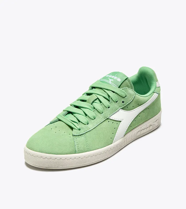 Diadora Game L Low Suede Waxed White / Pistachio Green (501.181202_D1283)