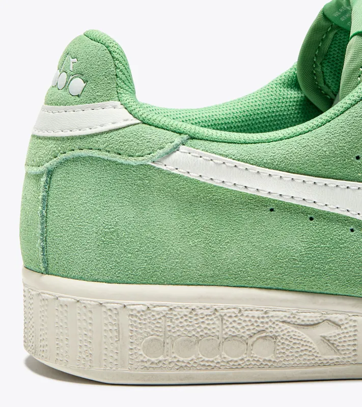 Diadora Game L Low Suede Waxed White / Pistachio Green (501.181202_D1283)
