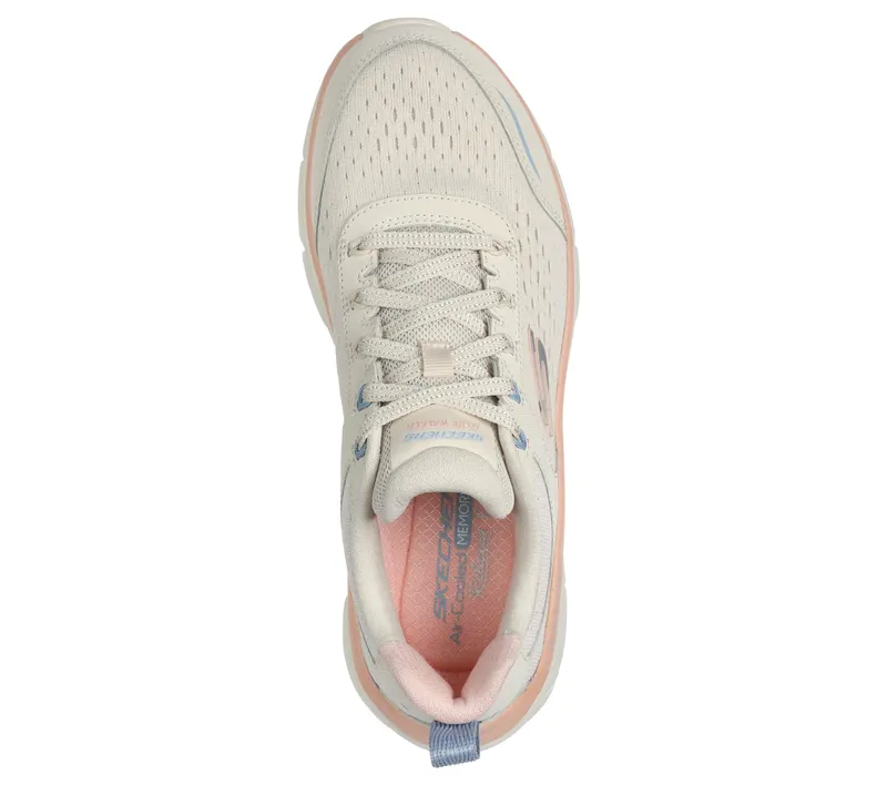 Skechers Relaxed Fit: D’Lux Walker 2.0 – Daisy Doll – Natuurlijk / Multi (150093-NTMT)