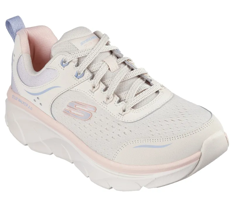 Skechers Relaxed Fit: D’Lux Walker 2.0 – Daisy Doll – Natuurlijk / Multi (150093-NTMT)