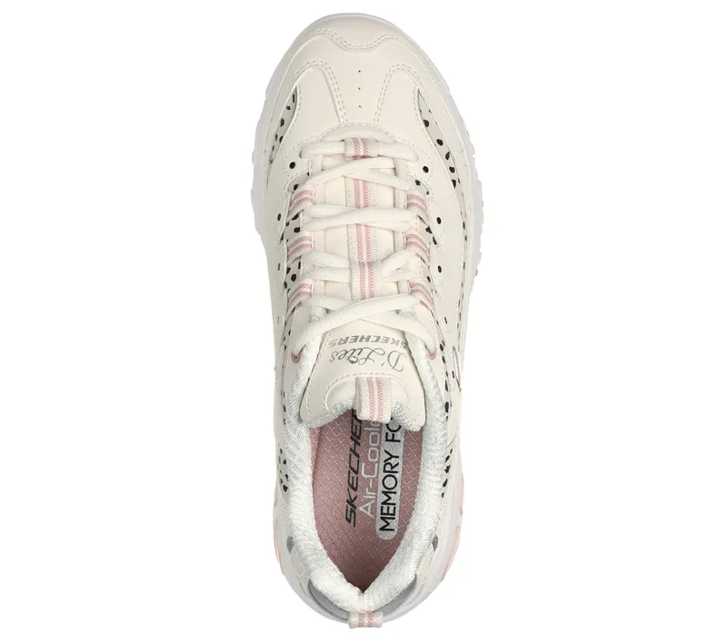 Skechers D’Lites – Wildcats – Gebroken Wit / Roze (150236-OFPK)